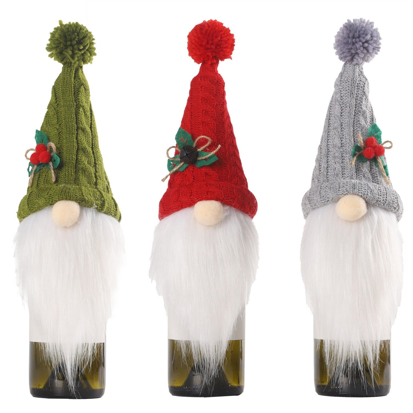 Christmas Decoration  Wine Bottle Forester Faceless (Copy)